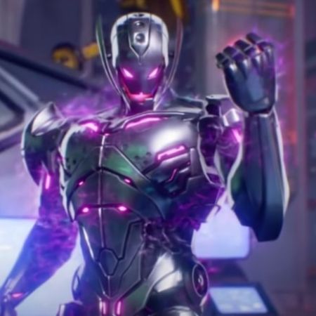 Ultron Sigma is holding Infinity Stones on his hand.